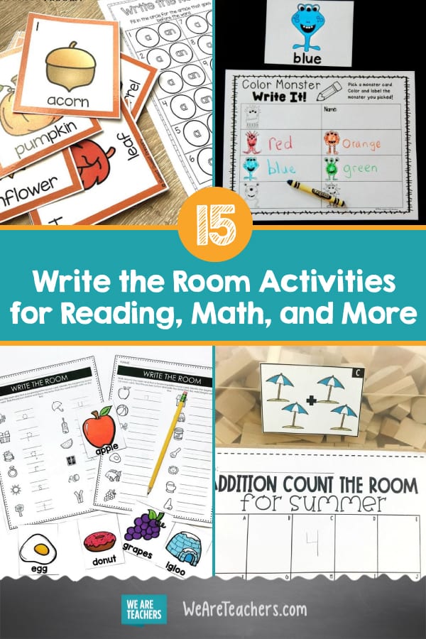 15 Actividades de sala de escritura para lectura, matemáticas y más
