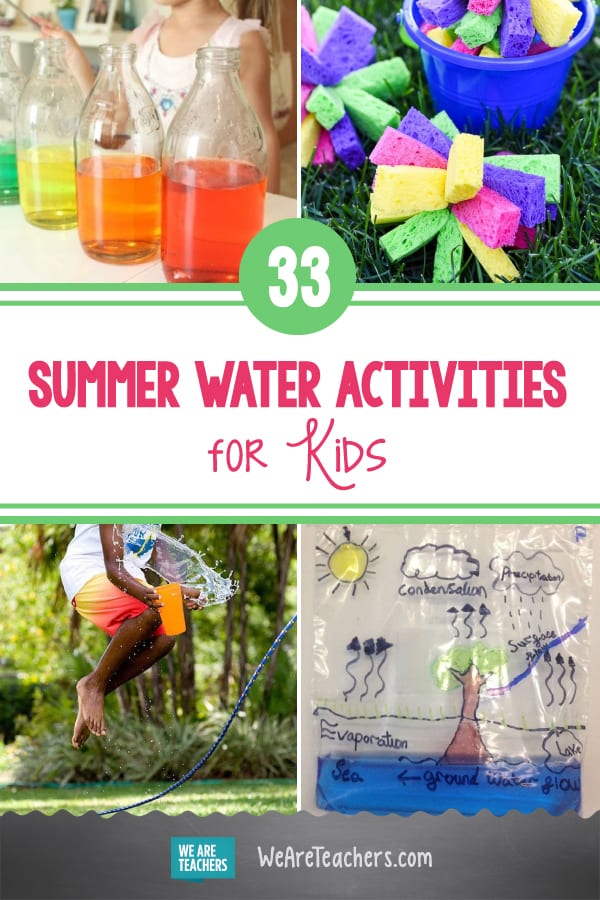 33 actividades acuáticas para divertirse y aprender en el verano