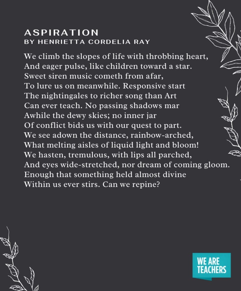 Poema de graduación - Ambición