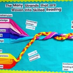¿Qué es la cuerda de Scarborough y cómo explica la enseñanza de la lectura?