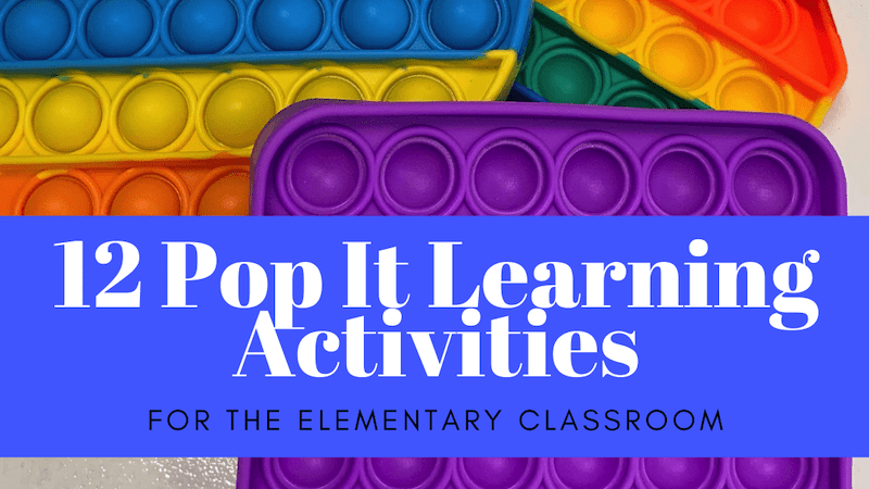 Pop it Teaching - ¡12 actividades de aprendizaje Pop It!