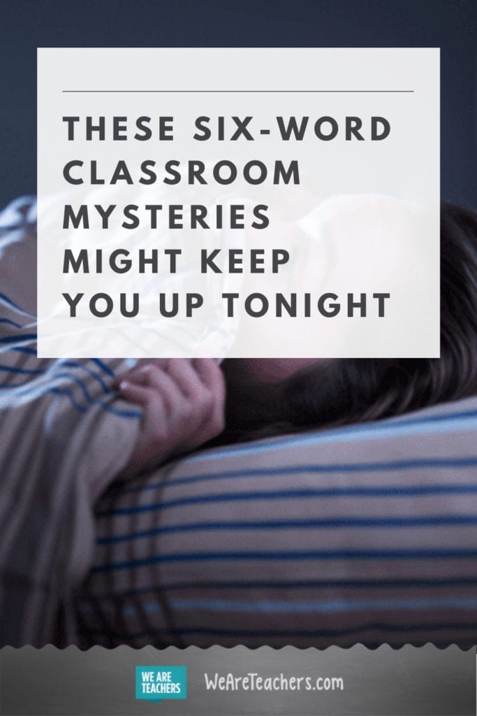 Estos misterios de clase de seis palabras podrían mantenerte despierto esta noche