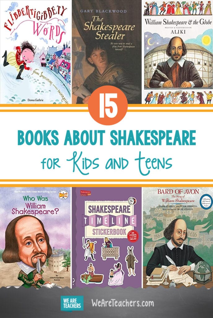 15 libros brillantes sobre Shakespeare para niños y adolescentes