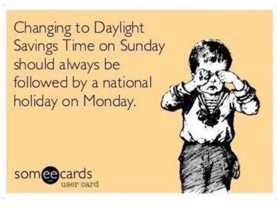 El lunes posterior al horario de verano debería ser feriado nacional