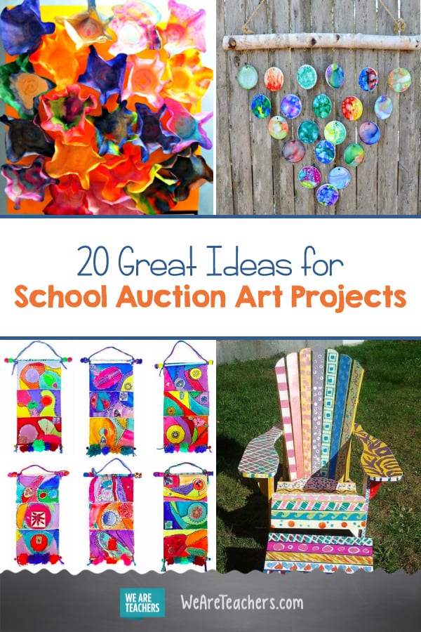 Las 20 mejores ideas para proyectos de arte en subastas escolares