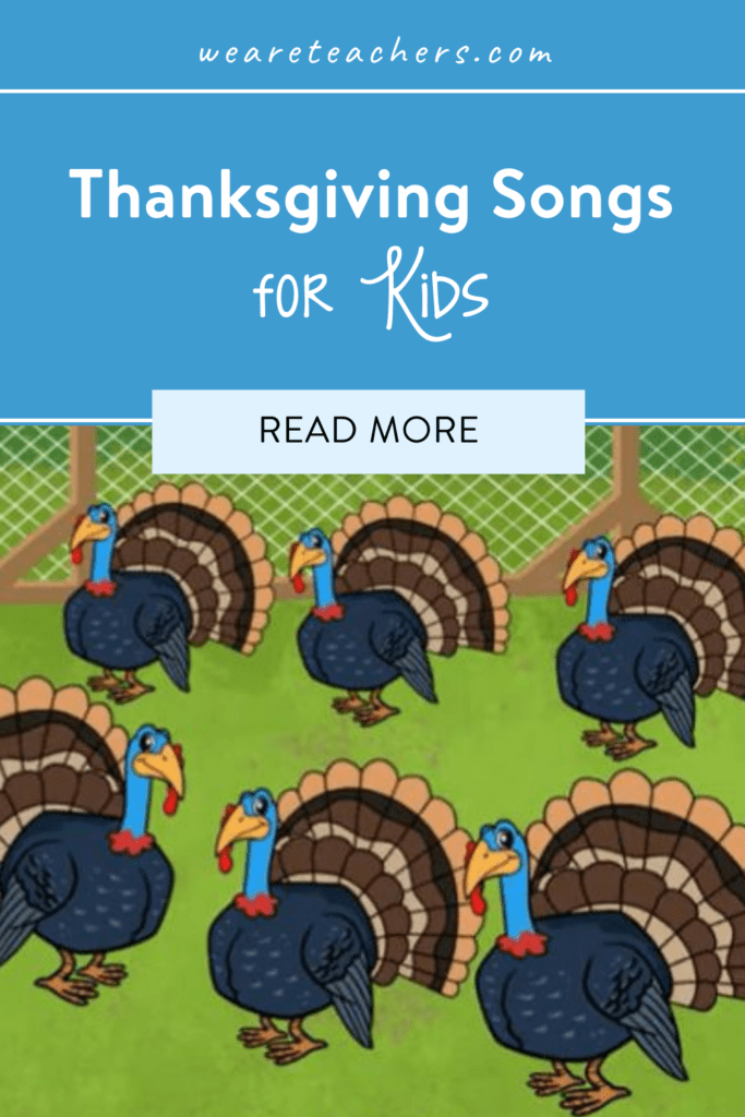 Las mejores canciones de Acción de Gracias para niños