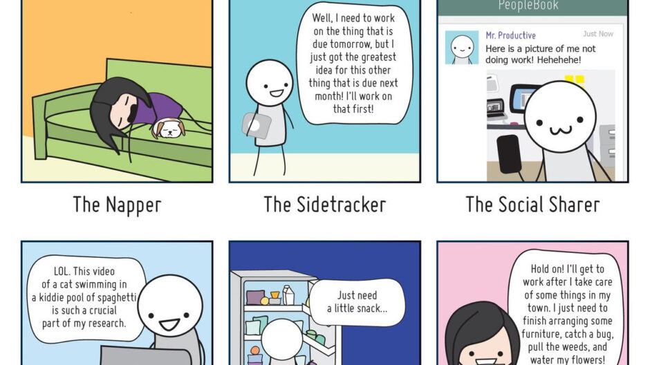 12 buenos comics para la procrastinacion