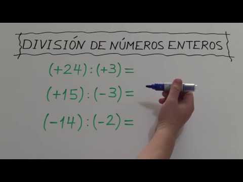 Matemáticas básicas: División con números enteros