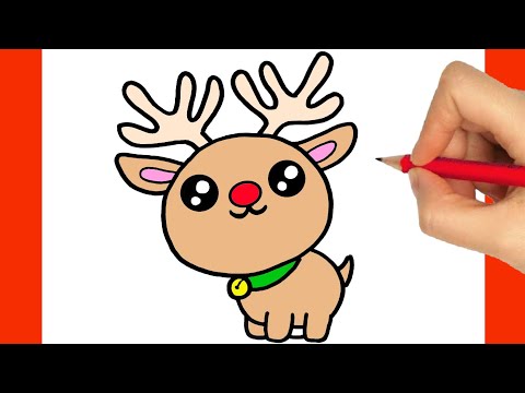 Reno para colorear: ¡Dibujando la magia de la Navidad!